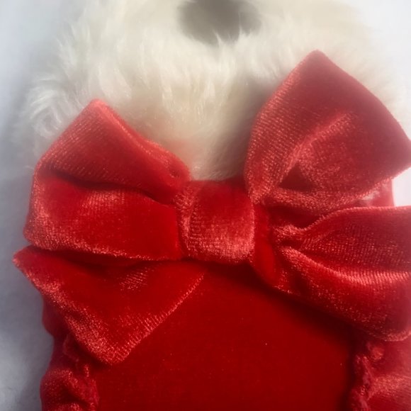 GAP Kids Red Velvet Fleeced Lined Slippers Size 1 – 2 (Ages 7 – 8) - Picture 6 of 8